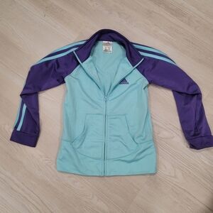 ♥️5 For $25 ADIDAS Zip up Girls Jacket size 6